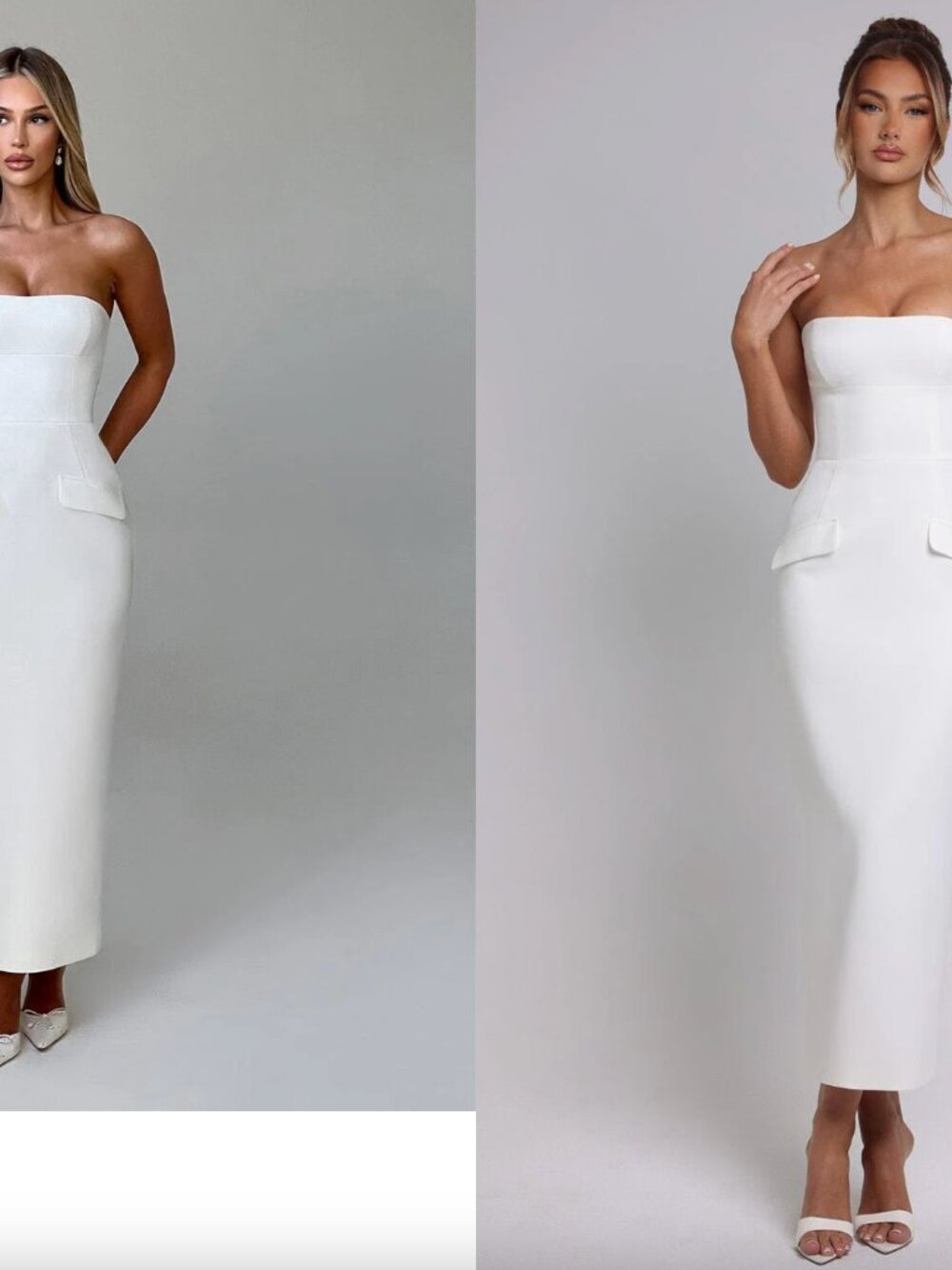 Babyboo Roxanne Midaxi Dress - Ivory - Picture 2 of 9